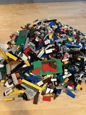 LEGO Bricks - Lot of 5 LBS- Pieces, Big and Small, Blocks Assorted Colors, CITY 