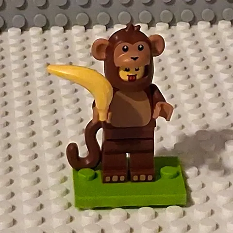 LEGO MINIFIGURES Monkey Costume Fan. Perfect Condition.