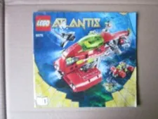 Lego Building Instructions Atlantis 8075 Part 1 and 2 Part 1 and 2