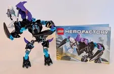 Lego #44016 Hero Factory Jaw Beast, 100% Complete With Instructions!!