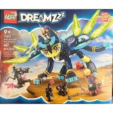 LEGO DREAMZzz Zoey and Zian the Cat-Owl, Animal Toy Building Set 71476