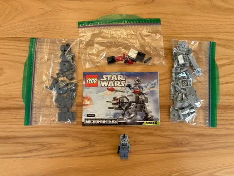LEGO Star Wars Microfighters Series 2 AT-AT (75075) Pre-Owned Set 100% + MINIFIG