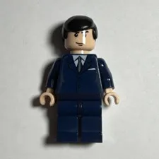 LEGO Batman bat013 Bruce Wayne Dark Blue Suit Genuine 2006