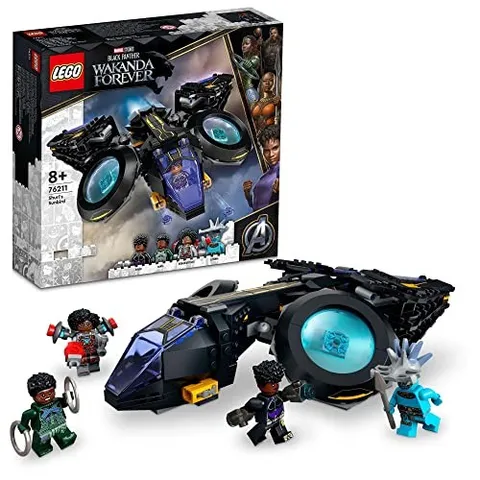 LEGO Marvel Black Panther Wakanda Forever Shuri's Sunbird 76211 Toy Block Hero