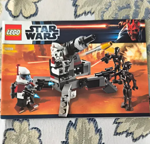 Lego Building Instructions Star Wars 9488 Elite Clone Trooper & Command Droid Booklet