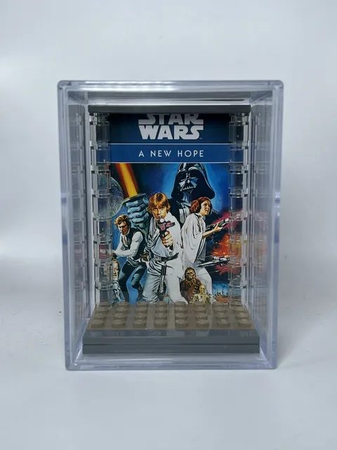 Collectible Force Pack Minifigure Display Case For Lego Star Wars A New Hope