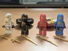 Lego Ninjago DX Kai DX Jay DX Cole & DX Zane Minifigure njo0016 njo0015