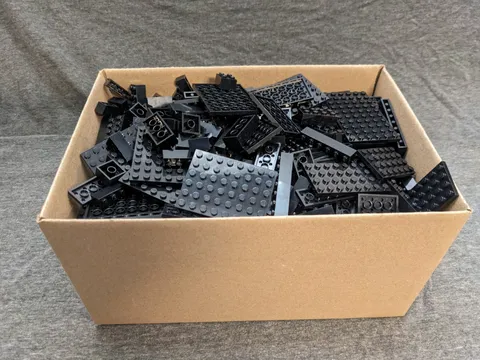 5 lbs LEGO Black Bulk Lot – Random Bricks Plates Parts Mixed Pieces for Building