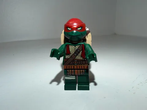 Teenage Mutant Ninja Turtle (TMNT) Lego Mini Figure Raphael  (Movie Version)