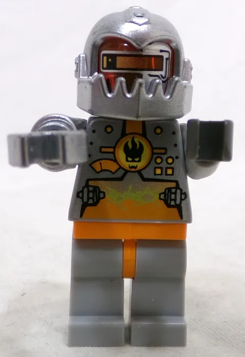 LEGO Agents 8971 Aerial Defense Unit agt027 Magma Commander Minifigure