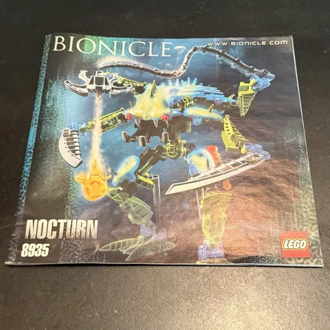 Lego Bionicle Set #8935 Nocturn Instructions 2007 HTF