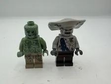 Authentic LEGO Maccus & Hadras Minifigure Lot Black Pearl 4184