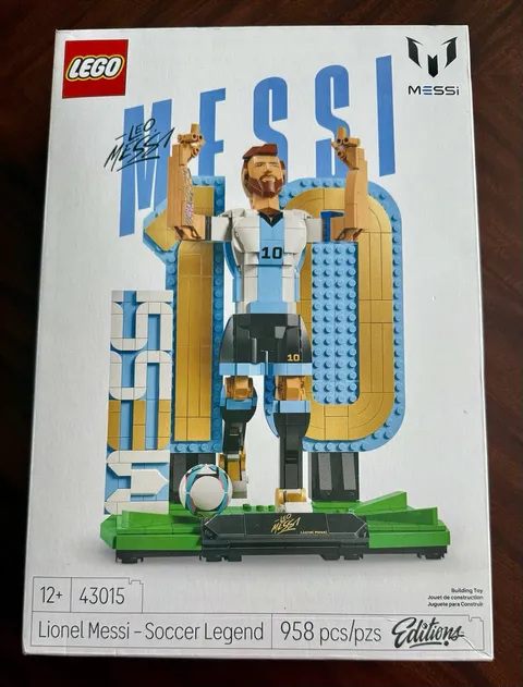 LEGO Editions Lionel Messi - Soccer Legend 43015 World Cup Argentina NIB Sealed