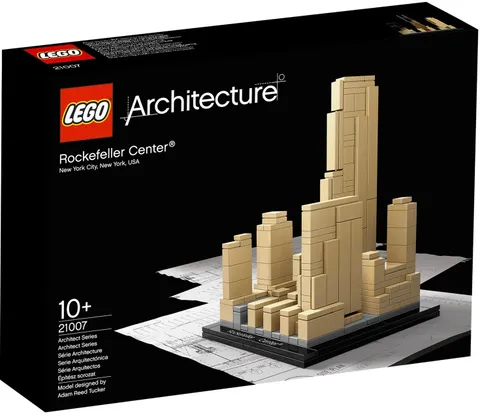 LEGO Architecture - 21007 Rockefeller Center - Complete w/ Instructions - NO BOX