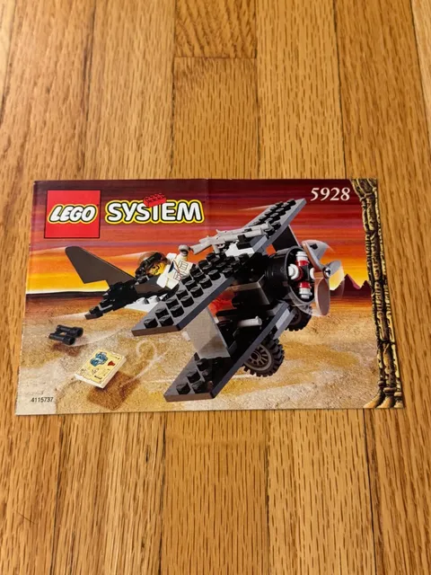 Lego Adventurers Bi-Wing Baron (5928) Instruction Booklet Only