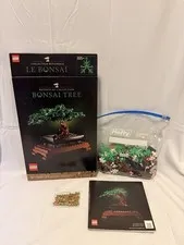 LEGO Bonsai Tree 10281 Botanical Collection 878pc Opened Box w/ Manual Used