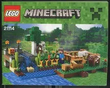 LEGO Minecraft 21114 The Farm Instructions Manual Booklet Only
