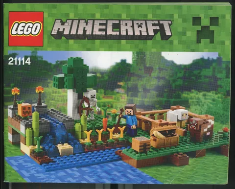 LEGO Minecraft 21114 The Farm Instructions Manual Booklet Only