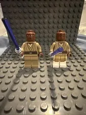LEGO Star Wars Mace Windu Lot of 2 Minifigures sw0220 Clone Wars sw0479 White