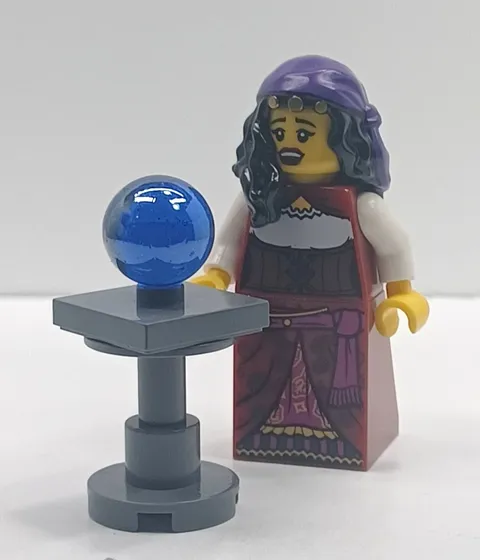 Lego  Series 9 Minifigure  col137 - FORTUNE TELLER  CMF with custom crystal ball