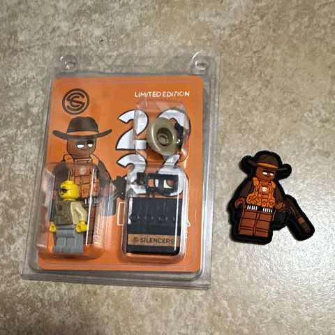LEGO SILENCERco Limited Edition 2026 NRA Show Minifigure Blister Pack