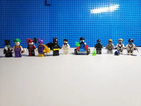 LEGO Super Heroes Minifigure Lot, The LEGO Batman Movie, DC, and Marvel figures