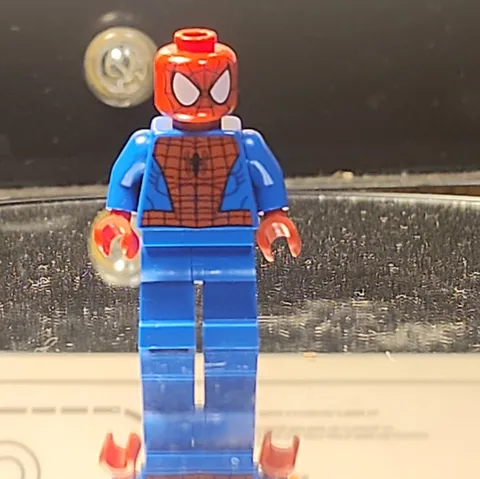 Lego Spider-Man Minifigure Black Web Pattern Marvel Super Heroes 