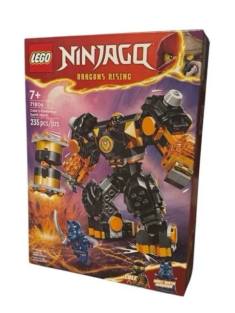 LEGO NINJAGO Cole’s Elemental Earth Mech 71806 - New and Sealed Retired