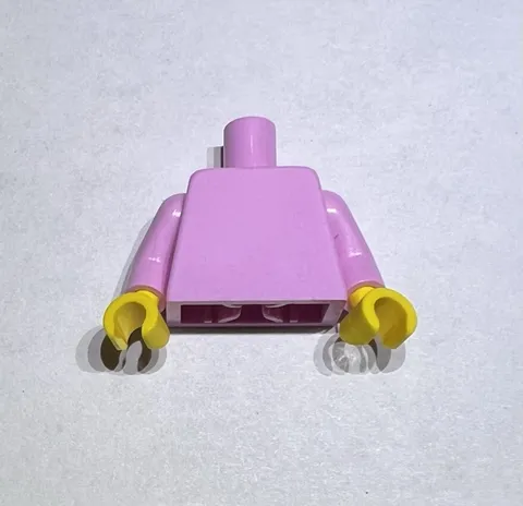 Lego Minifigure Upper Torso Shirt Light Purple / Pink New City 