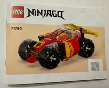 LEGO Kai Ninja Race Car 71780 Instruction Manual ONLY