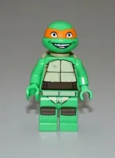 LEGO Michelangelo minifigure Teenage Mutant Ninja Turtles bright green 79100