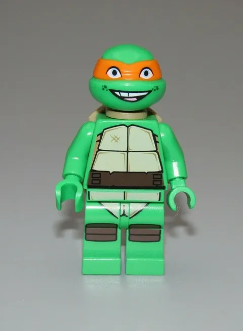 LEGO Michelangelo minifigure Teenage Mutant Ninja Turtles bright green 79100