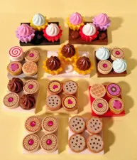 Lego Bakery Sweets - LOT OF 57 Pieces - Cookies/Cupcakes/Tarts