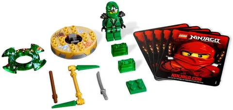 LEGO NINJAGO 9754 Lloyd ZX 1 Minifigure 23 Pieces With Cards No Packaging
