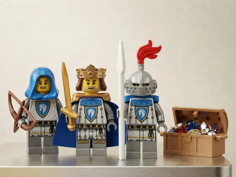 Lego Castle Horse Knight King Archer Champion Minifigures lot Castle Medieval