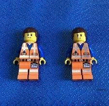 The LEGO Movie Emmet Minifigure, Lot of 2