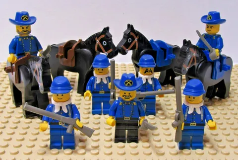 Lego Cavalry Generals, Soldiers and Horses Minifigures LOT