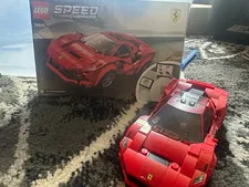 LEGO Speed Champions Ferrari F8 Tributo 76895 275pcs Complete Set With Box