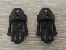 Lego 53543 Black Bionicle Toa Inika Thigh Cover Replacement Piece Part Lot Of 2