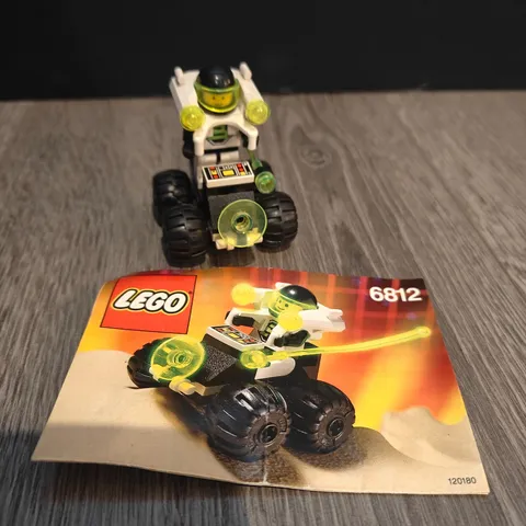 Vintage 1991 LEGO Space Blacktron Grid Trekkor (6812) w/Instructions