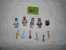 LEGO Minecraft Skin Pack Set 853610 figures Weapons 25pc Complete 100%