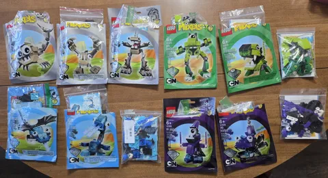 LEGO MIXELS - Series 3 + Series 2: Blue Collection - Complete W/ Instructions