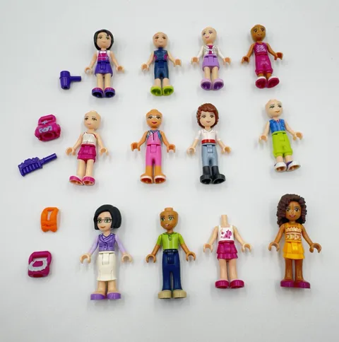 LEGO Friends Mini Doll Lot Of 12 Minifigures