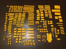 Vintage 70`s 80`s Lego Yellow Bricks, Plates, Etc From Space, City Technic Etc.