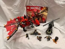 Pre-owned LEGO Set Ninjago 70653 Firstbourne Figs & manual included