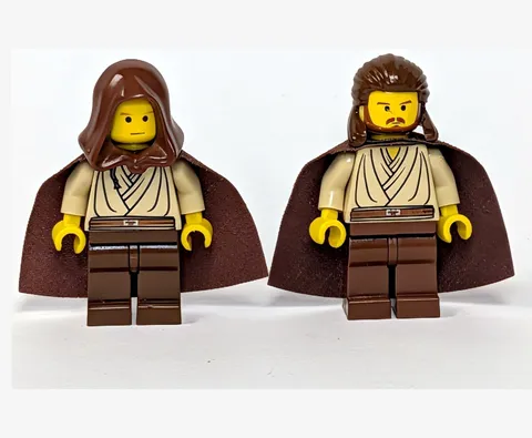 LEGO Star Wars Episode 1 Obi-Wan Kenobi Hood Cape 7161 Qui-Gon Jinn Minifigure