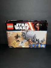 New 2016 Lego Star Wars Droid Escape Pod 75136 Set Jawa C-3PO R2-D2 Damaged Box