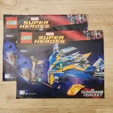 LEGO Marvel Instruction Manual 76021 Guardians of Galaxy Book 1 & 2 No Bricks