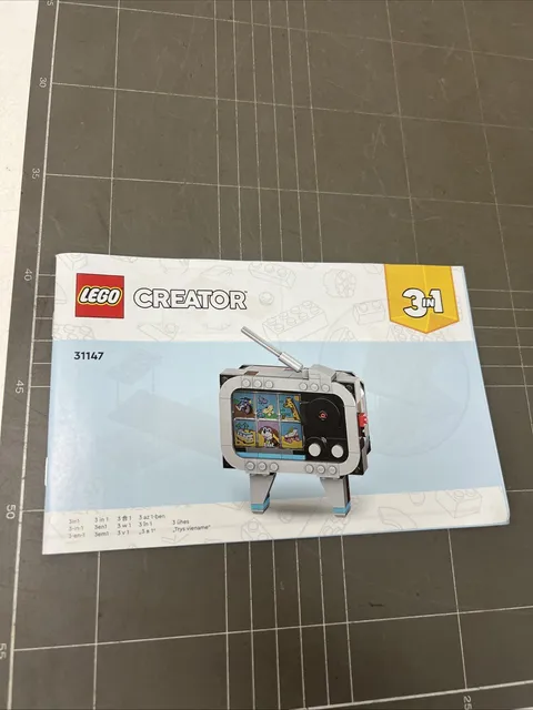 VINTAGE TOY LEGO MANUAL INSTRUCTIONS BOOKLET ART CREATOR 31147