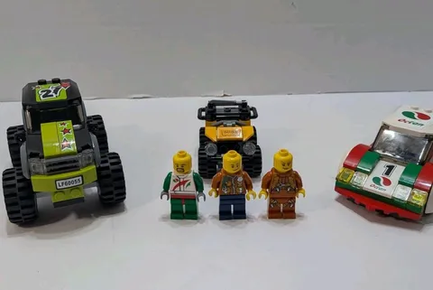 LEGO City Vehicle Lot | Monster Truck 4x4 ATV Race Car | 3 Minifigures